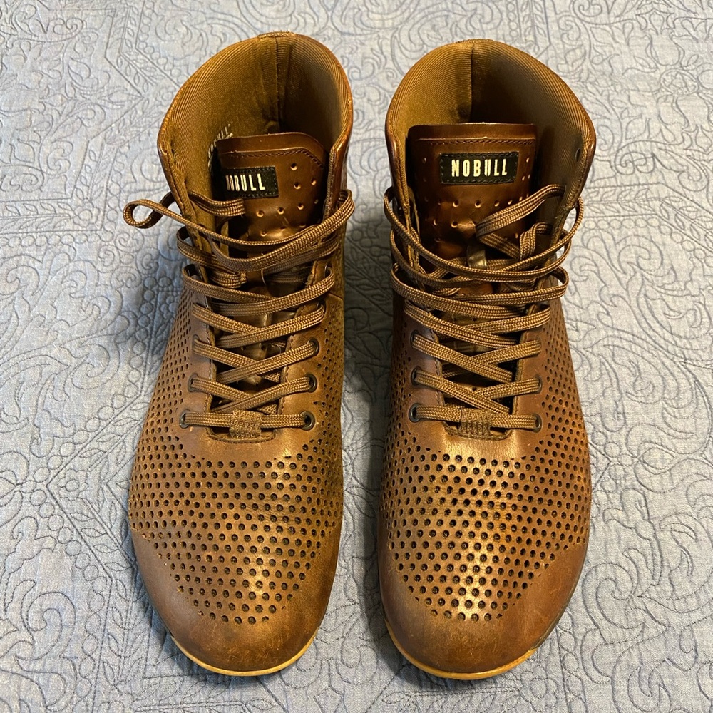 Nobull leather high top trainer 13